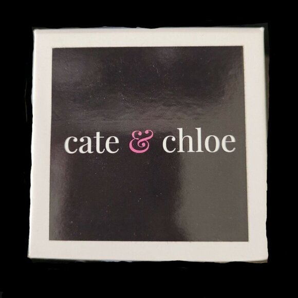 Cate & Chloe Nicole "Victorious" Criss Cross Ring Rose Gold CZ Costume Jewelry 6 - Picture 4 of 7